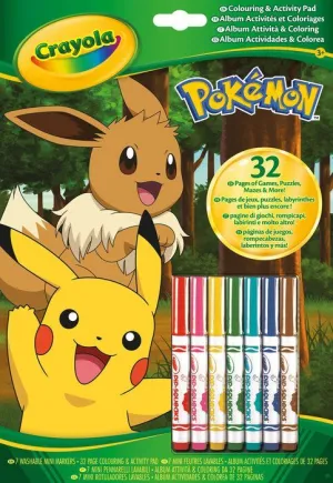 LIBRO ACTIVIDADES POKEMON 7 ROTULADORES LIBRO ACTIVIDADES POKEMON 7 ROTULADORES