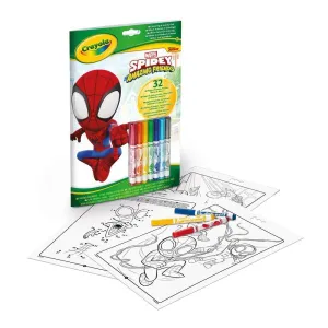 LIBRO ACTIVIDADES Y COLOREAR SPIDEY CON 7 ROTULADORES