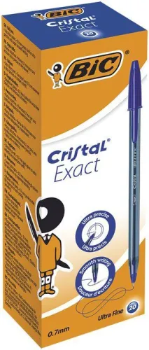 BOLIGRAFO BIC CRISTAL AZUL 1,6 MM.