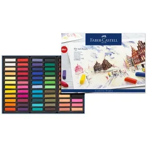 CRETAS MINI PASTEL BLANDO FABER CASTELL 72 COLORES SURTIDOS