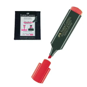 FLUORESCENTE ROJO FABER CASTELL