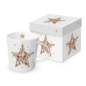 TAZA BEAUTIFUL CHRISTMAS ESTRELLA + CAJA REGALO