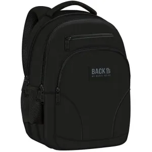 MOCHILA DOBLE NEGRA CLASICA