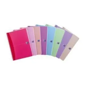 BLOC EUROPEAN A4 80H 4T T/E 5MM OXFORD ROSA PALIDO