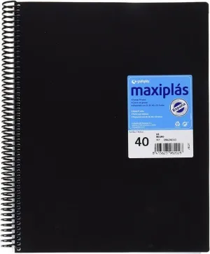 CARPETA 40 FUNDAS MAXIPLAS LIKE2 A4 NEGRO