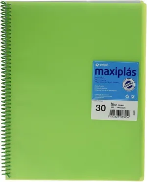 CARPETA 30 FUNDAS PLASTICO MAXIPLAS