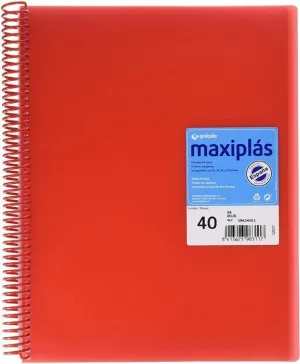 CARPETA 40 FUNDAS PLASTICO MAXIPLAS