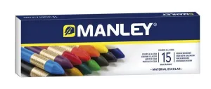 CAJA CERAS MANLEY 15 COLORES