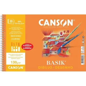 BLOC DIBUJO CANSON A-4 130 GRS. LISO