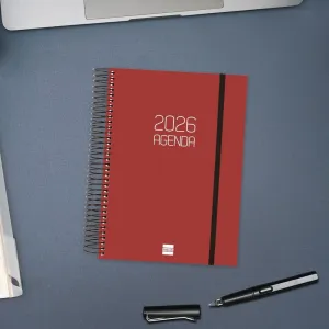 AGENDA ANUAL 2026 OPAQUE E10 DP BURDEOS