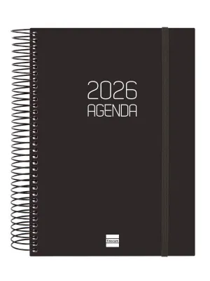 AGENDA ANUAL 2026 OPAQUE E10 DP NEGRO