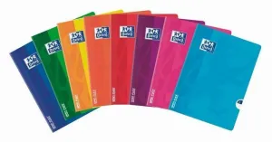 LIBRETA GRAPADA TAPA PLASTICO OPENFLEX A4 48 HOJAS 5X5 