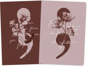 PACK DOS CUADERNOS COSIDOS SARA BUHO