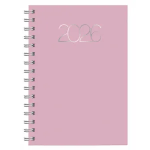 AGENDA ANUAL 2026 D08 14X20,5 DP 58 PREMIUM B23 ROSA