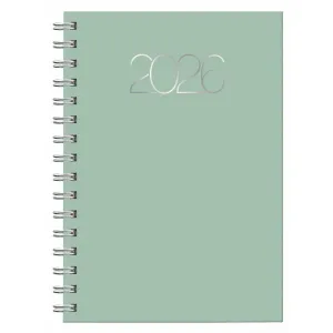 AGENDA ANUAL 2026 D08 14X20,5 DP WIREO 58 PREMIUM B26 VERDE