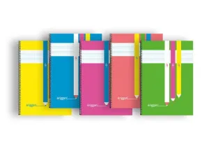 BLOC FOLIO ERIGGAN CUADRO 4MM 80H PP 90G SURTIDOS