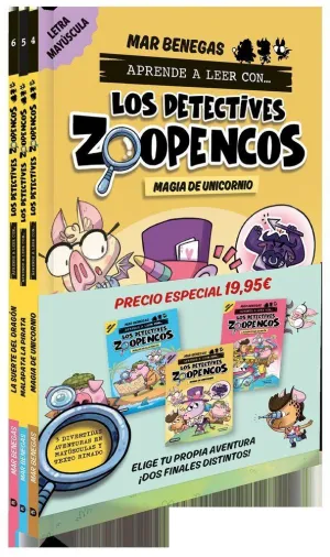PACK APRENDE A LEER CON... ¡LOS DETECTIVES ZOOPENC