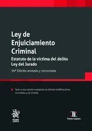 LEY DE ENJUICIAMIENTO CRIMINAL 2025 36º ED