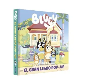 BLUEY LIBRO DE CARTON CON SOLAPAS EL GRAN LIBRO PO
